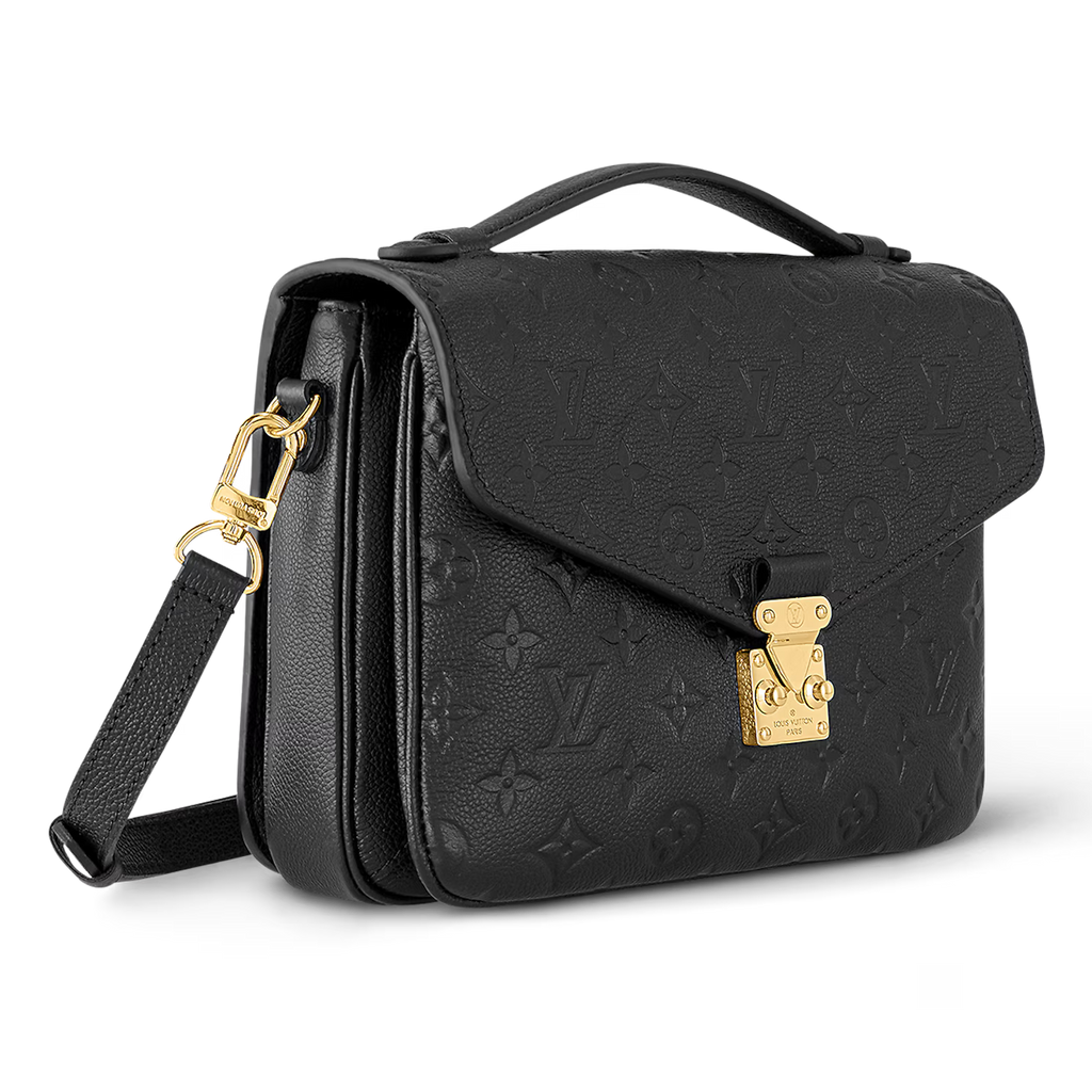 Louis Vuitton Monogram Empreinte Pochette Métis Handbag - Black