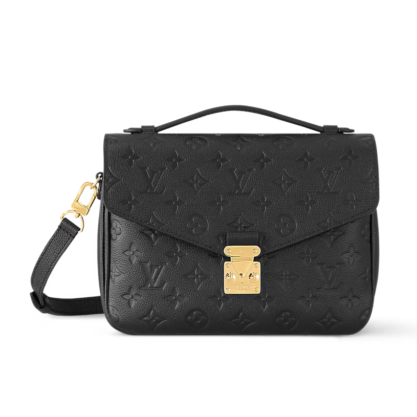 Louis Vuitton Pochette Métis Crossbody Bag - Black