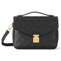 Louis Vuitton Monogram Empreinte Pochette Métis Handbag - Black