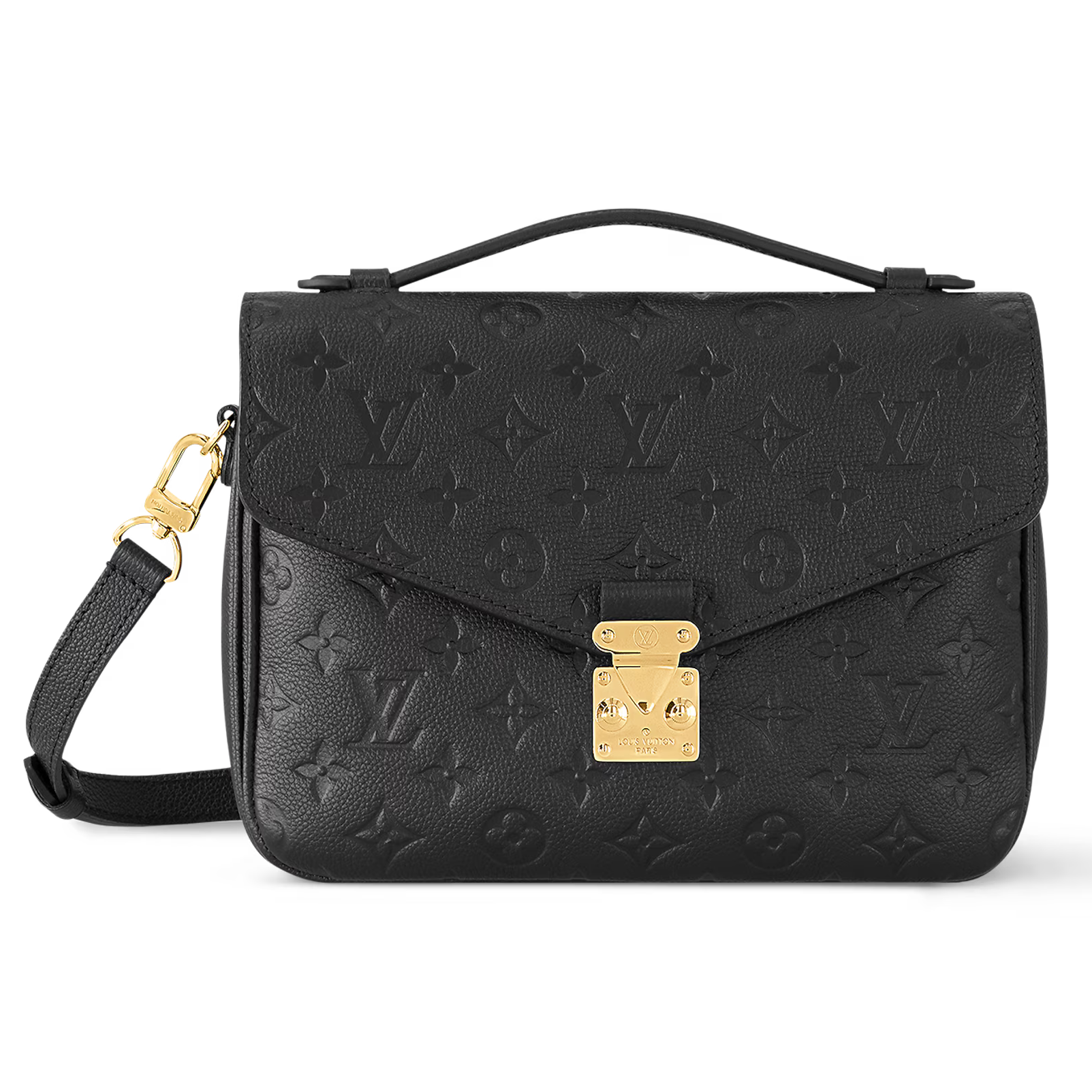 Louis Vuitton Monogram Empreinte Pochette Métis Handbag - Black