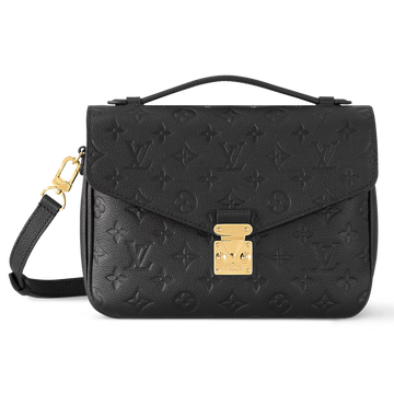 Louis Vuitton Monogram Empreinte Pochette Métis Handbag - Black