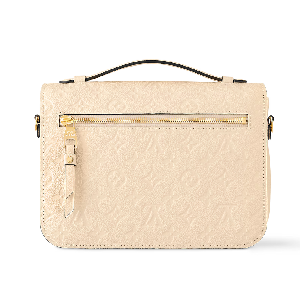 Louis Vuitton Monogram Empreinte Pochette Metis Handbag - Creme