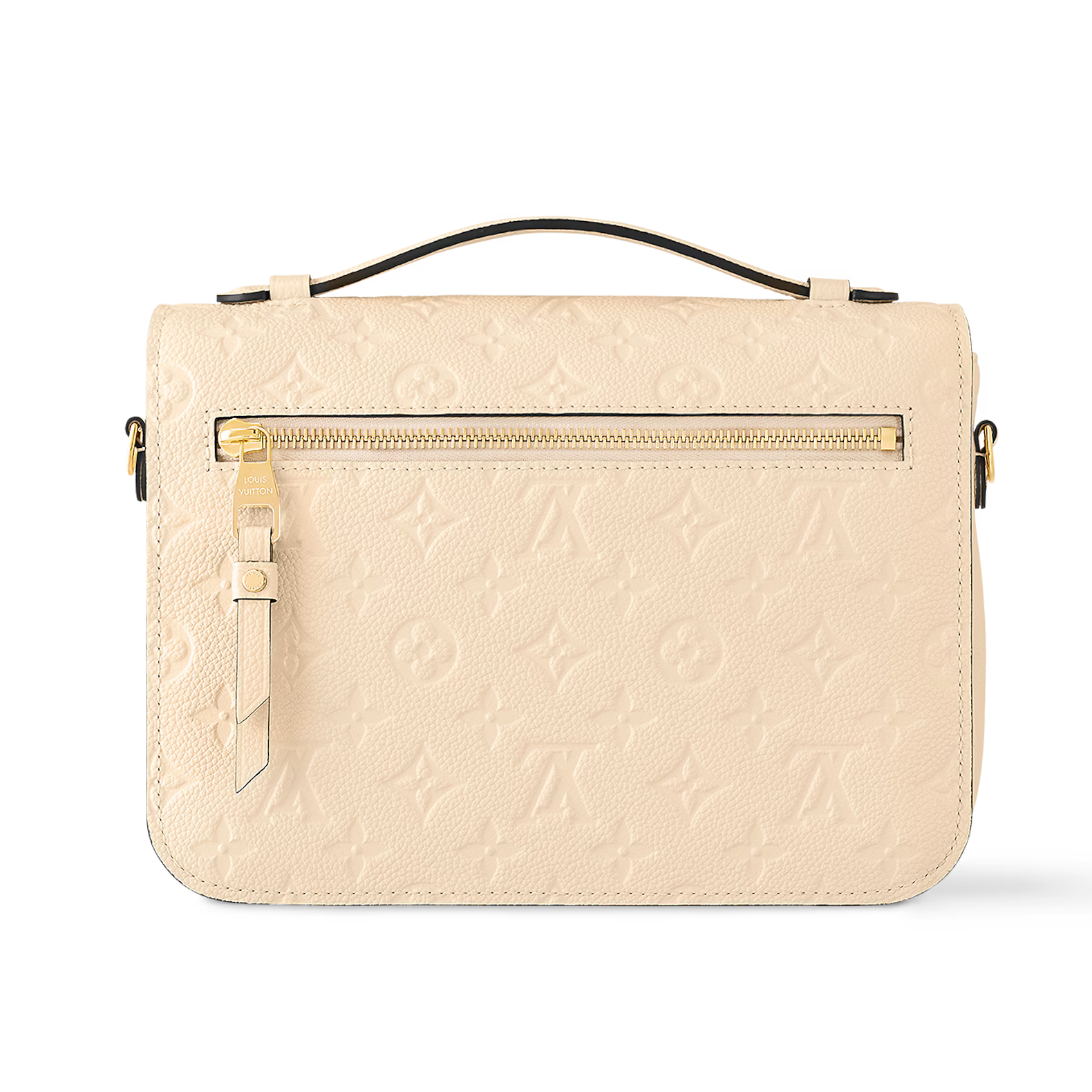 Louis Vuitton Monogram Empreinte Pochette Metis Handbag - Creme