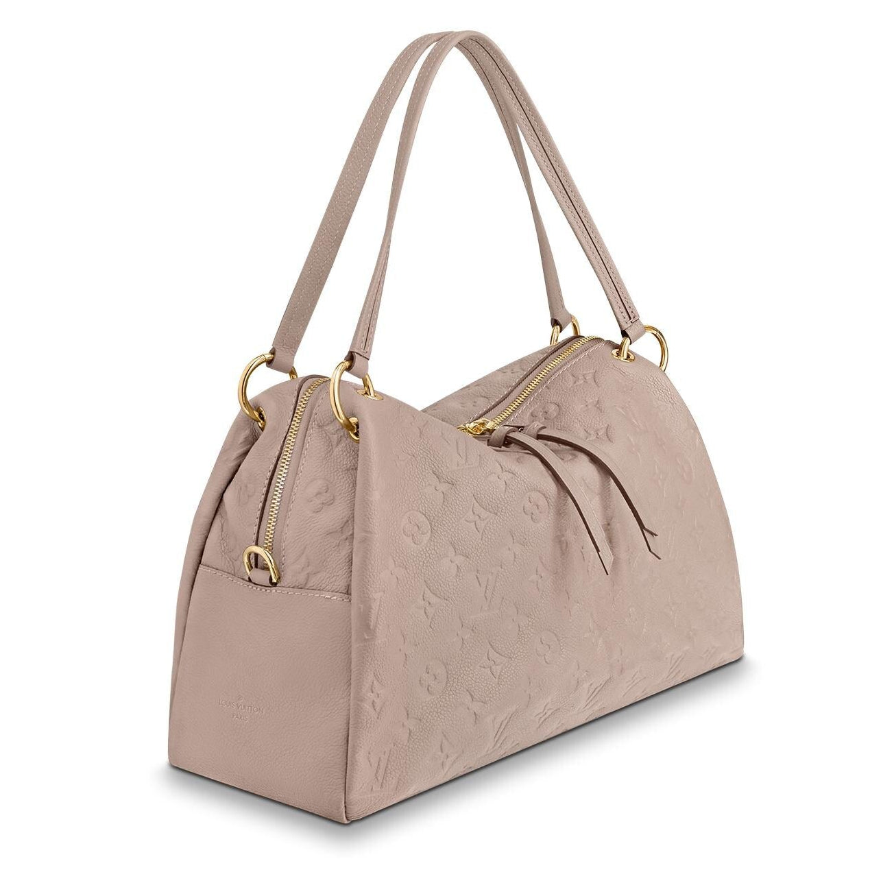 Louis Vuitton Monogram Empreinte Ponthieu PM Shoulder Bag - Beige