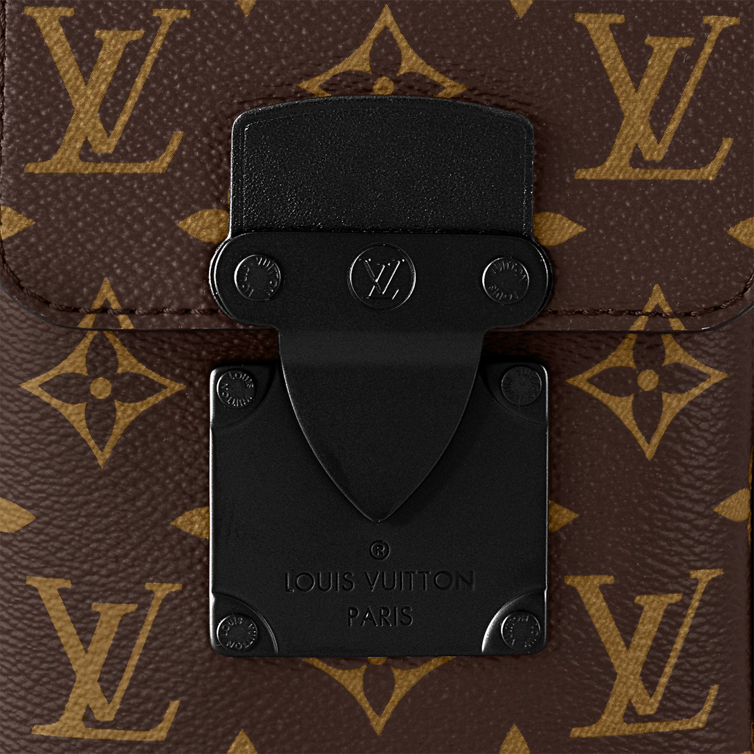 Louis Vuitton S-Lock Vertical Wearable Wallet - Monogram Macassar