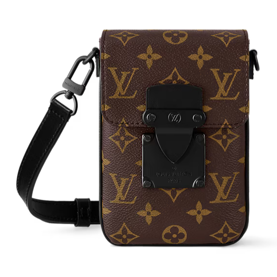 Louis Vuitton S-Lock Vertical Wearable Wallet - Monogram Macassar