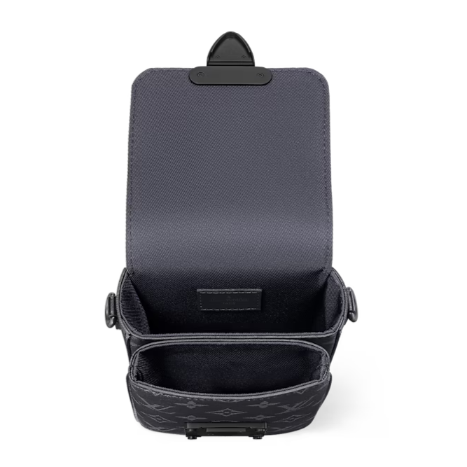 Louis Vuitton S-Lock Vertical Wearable Wallet - Black