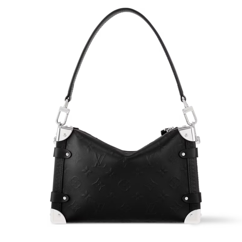 Louis Vuitton Side Trunk GM Handbag - Black