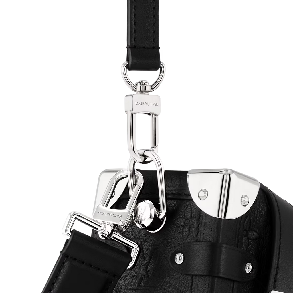 Louis Vuitton Side Trunk GM Handbag - Black