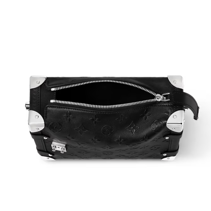 Louis Vuitton Side Trunk GM Handbag - Black