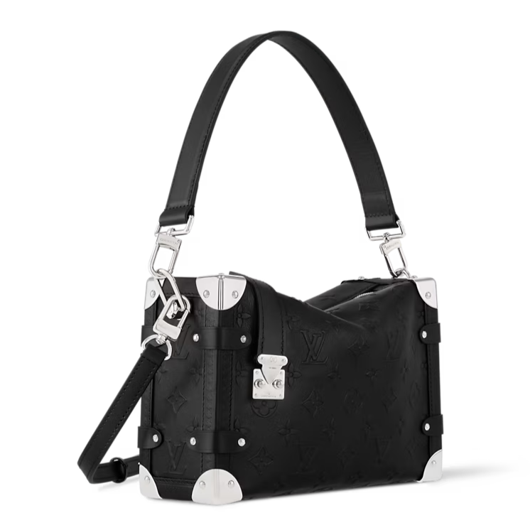 Louis Vuitton Side Trunk GM Handbag - Black