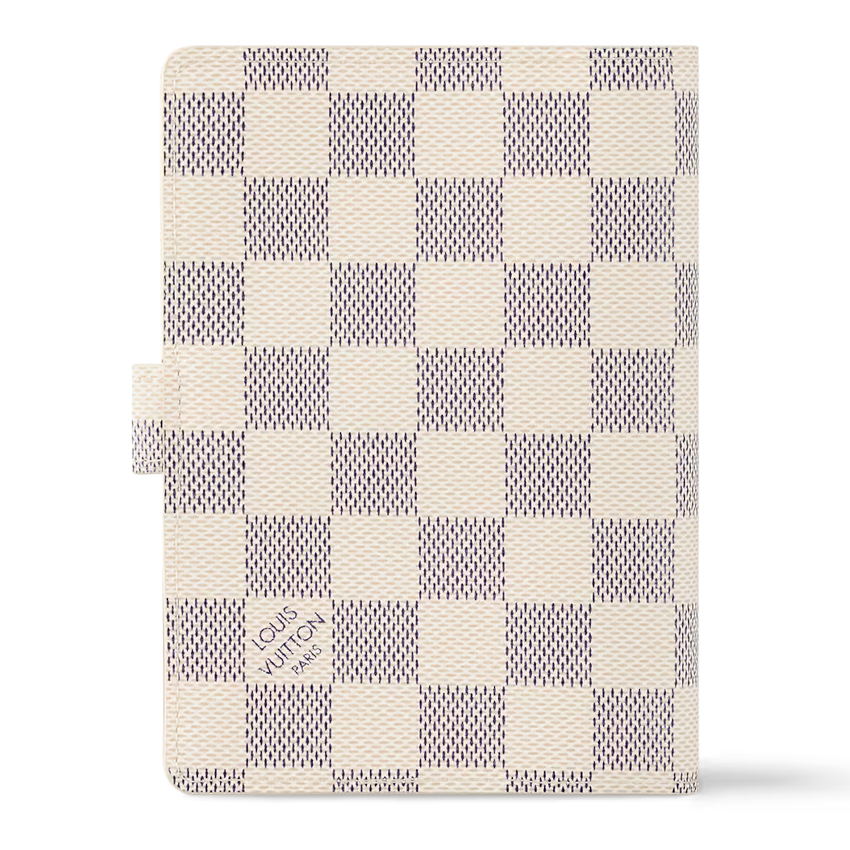 Louis Vuitton Small Ring Agenda Cover Damier Azur Canvas - White