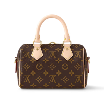 Louis Vuitton Speedy Bandoulière 20 Handbag - Brown / Fuchsia
