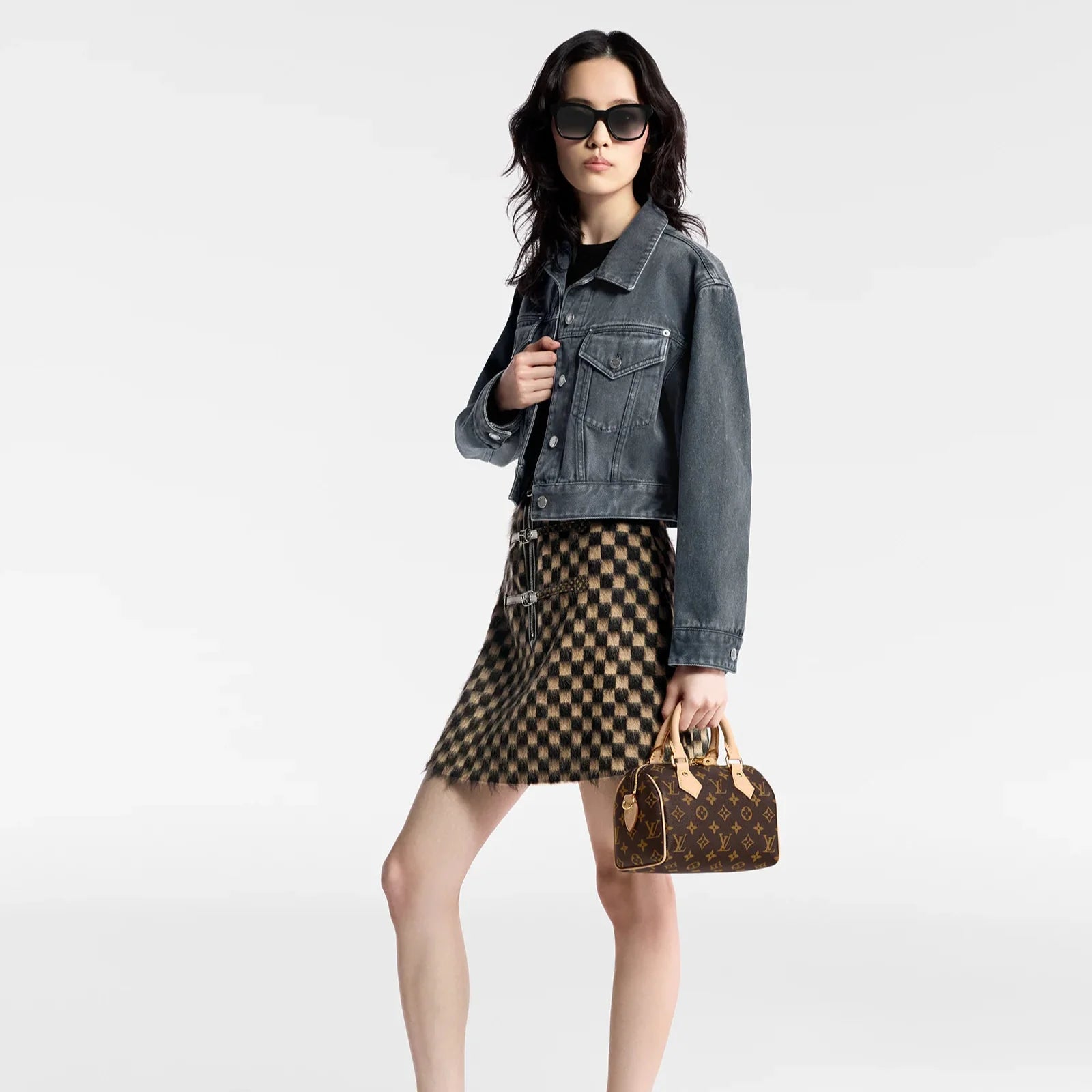 Louis Vuitton Speedy Bandoulière 20 Handbag - Beige