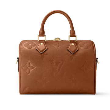 Louis Vuitton Empreinte Monogram Speedy Bandoulière 25 Handbag - Cognac
