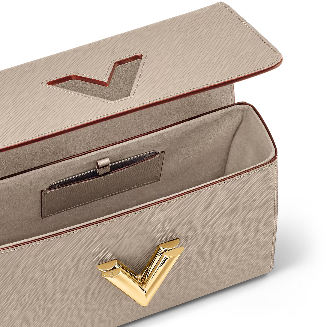 Louis Vuitton Twist MM Shoulder Bag - Galet
