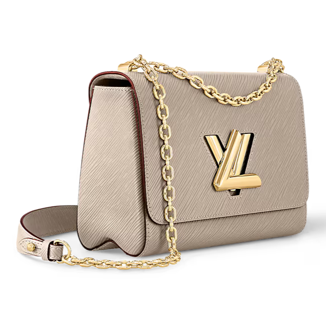 Louis Vuitton Twist MM Shoulder Bag - Galet