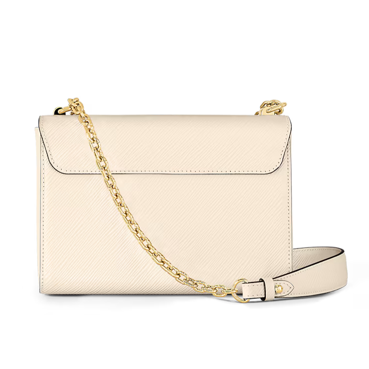 Louis Vuitton Twist MM Chain Bag - Quartz White