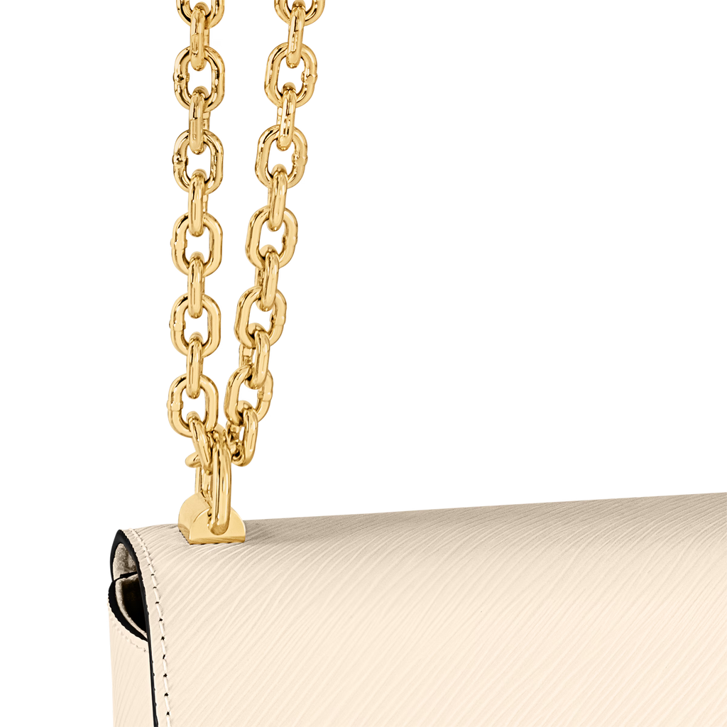 Louis Vuitton Twist MM Chain Bag - Quartz White