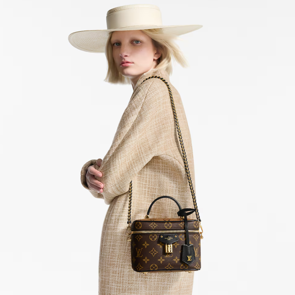 Louis Vuitton Monogram Vanity PM Shoulder Bag - Dark Brown