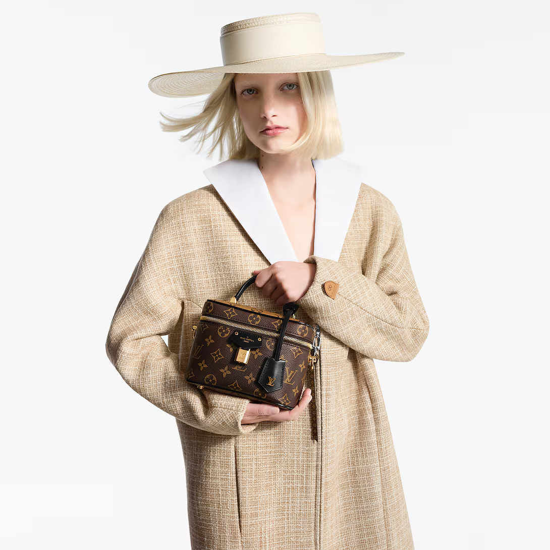 Louis Vuitton Monogram Vanity PM Shoulder Bag - Dark Brown