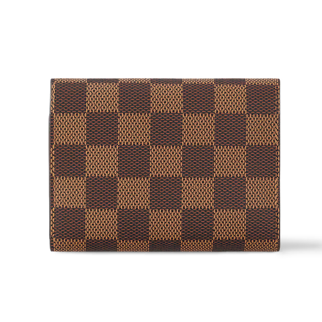 Louis Vuitton Damier Ebene Victorine Wallet - Brown