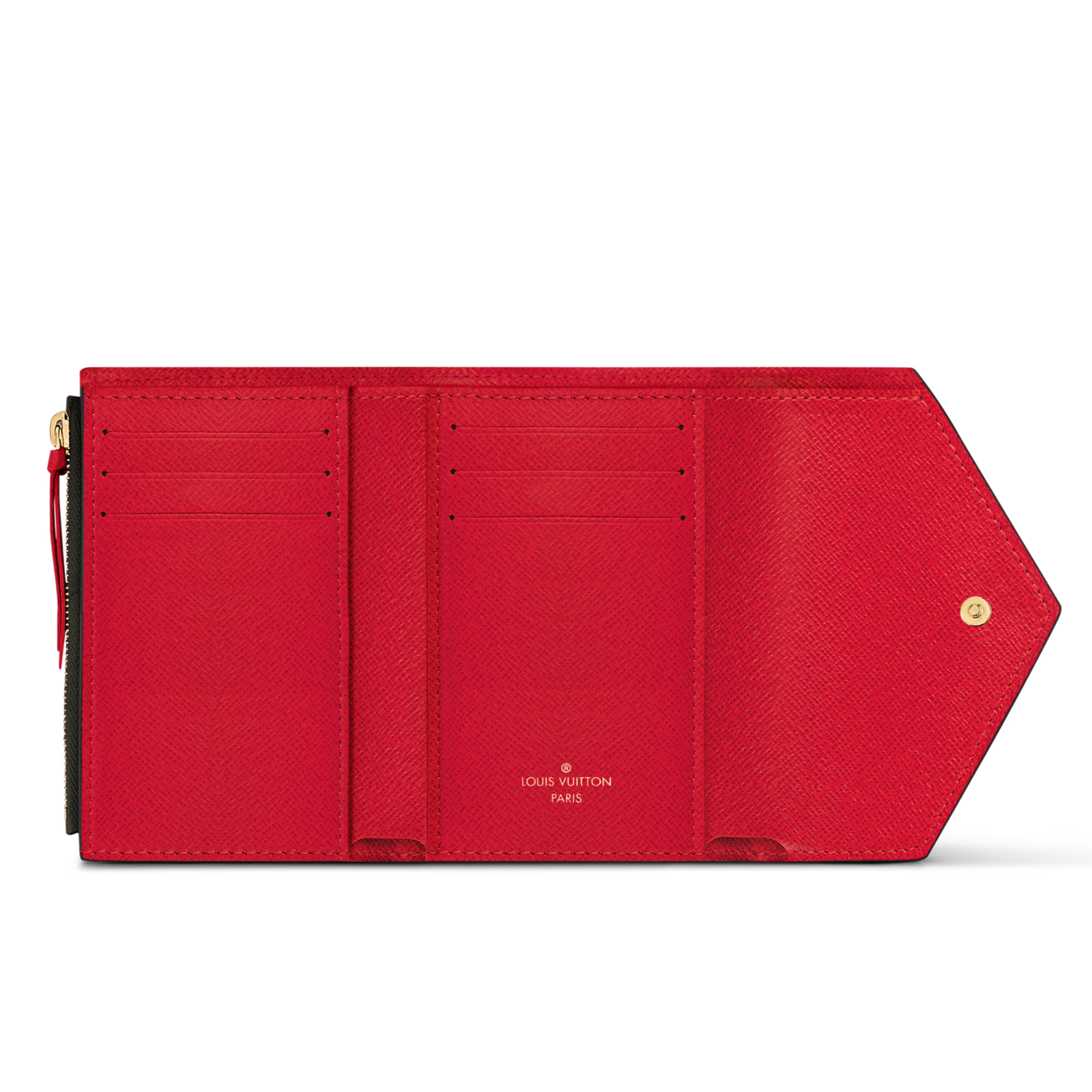 Louis Vuitton Damier Ebene Victorine Wallet - Brown