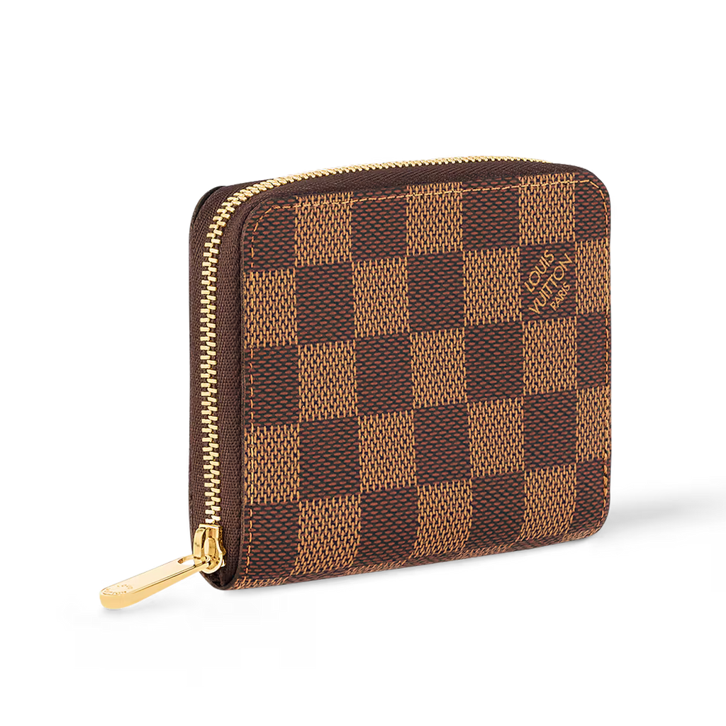Louis Vuitton Damier Ebene Zippy Coin Purse - Brown
