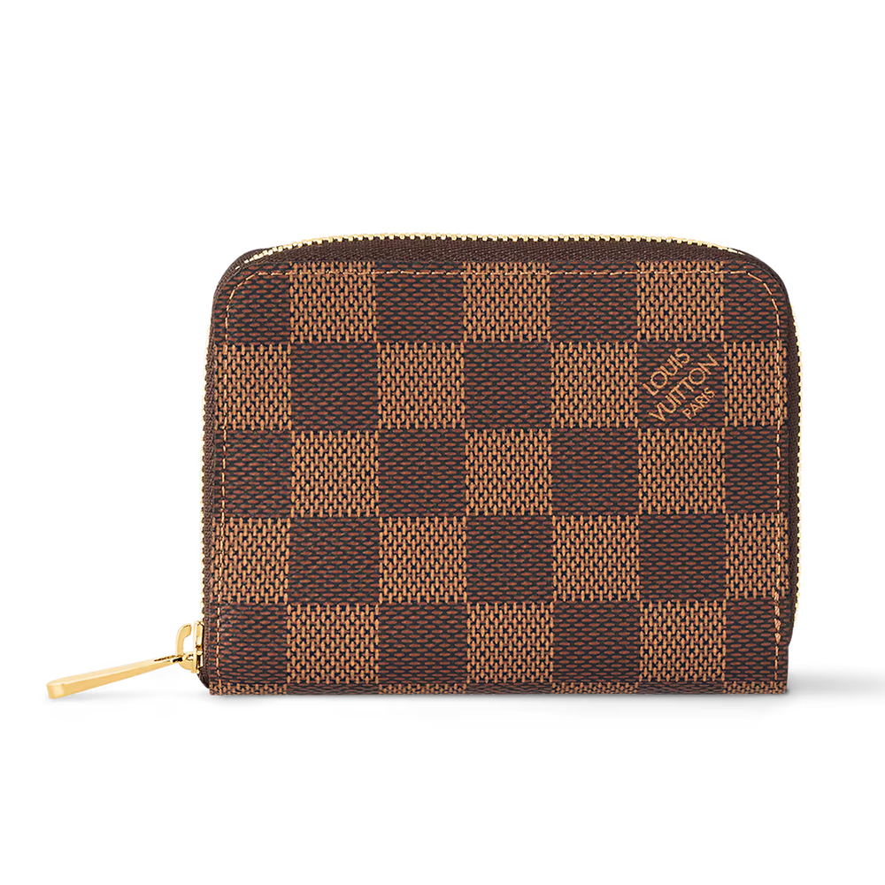 Louis Vuitton Damier Ebene Zippy Coin Purse - Brown