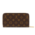Louis Vuitton Monogram Canvas Zippy Wallet - Brown