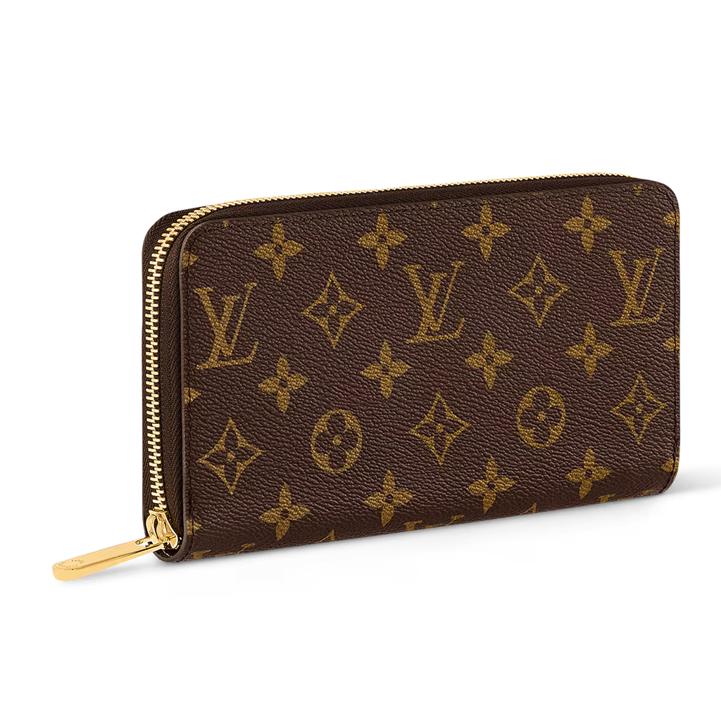 Louis Vuitton Monogram Canvas Zippy Wallet - Brown