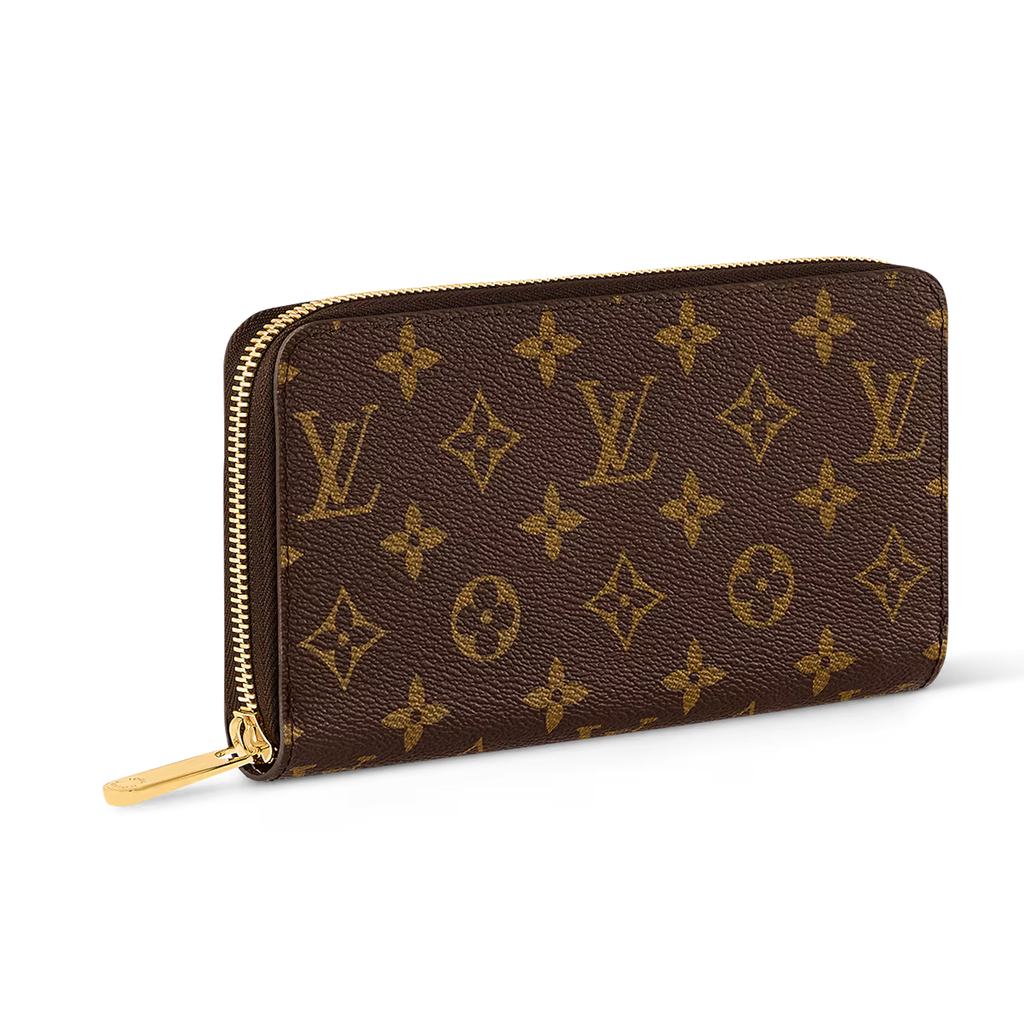 Louis Vuitton Monogram Canvas Zippy Wallet - Brown