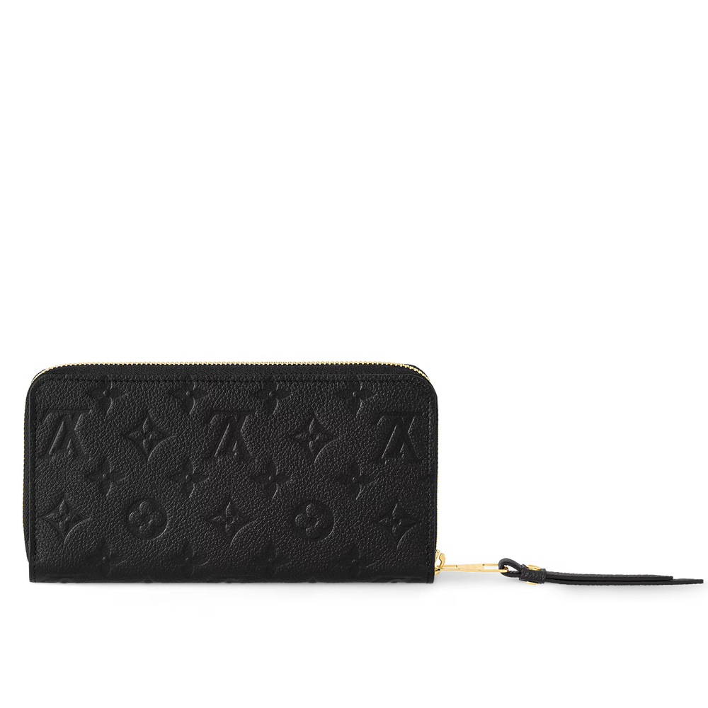 Louis Vuitton Monogram Empreinte Zippy Wallet - Black
