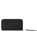 Louis Vuitton Monogram Empreinte Zippy Wallet - Black