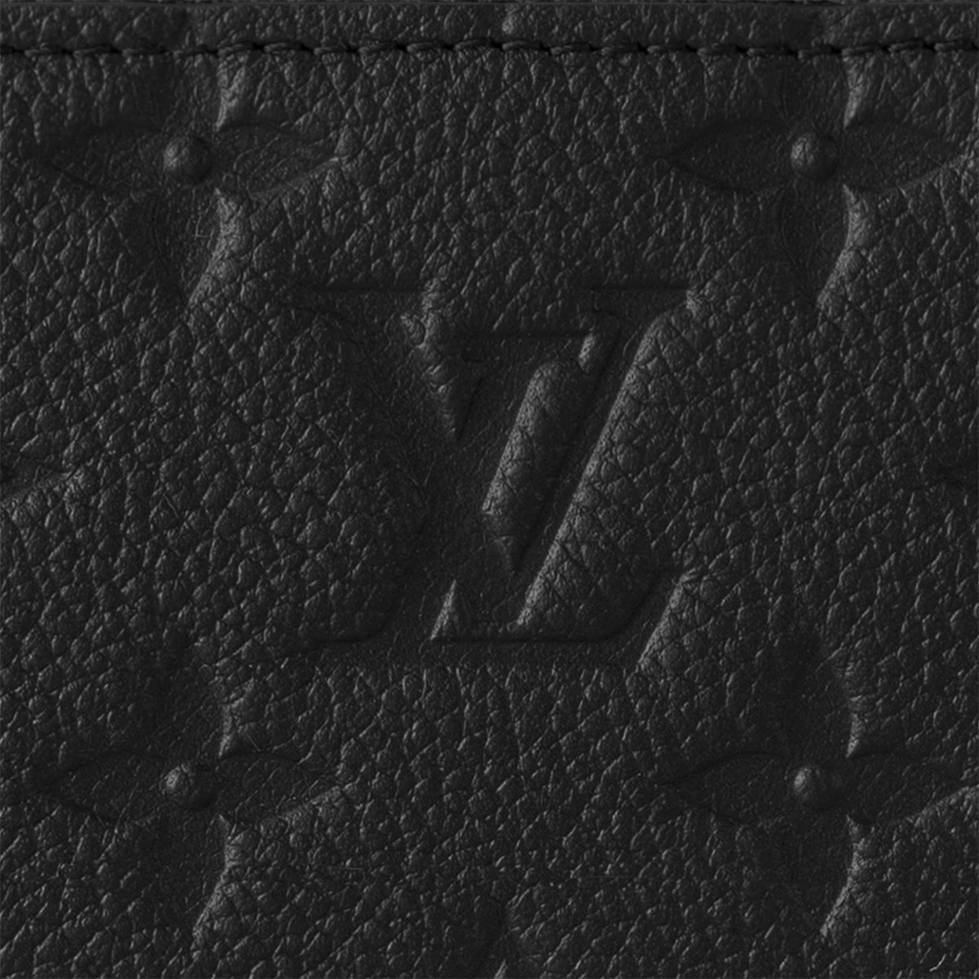 Louis Vuitton Monogram Empreinte Zippy Wallet - Black