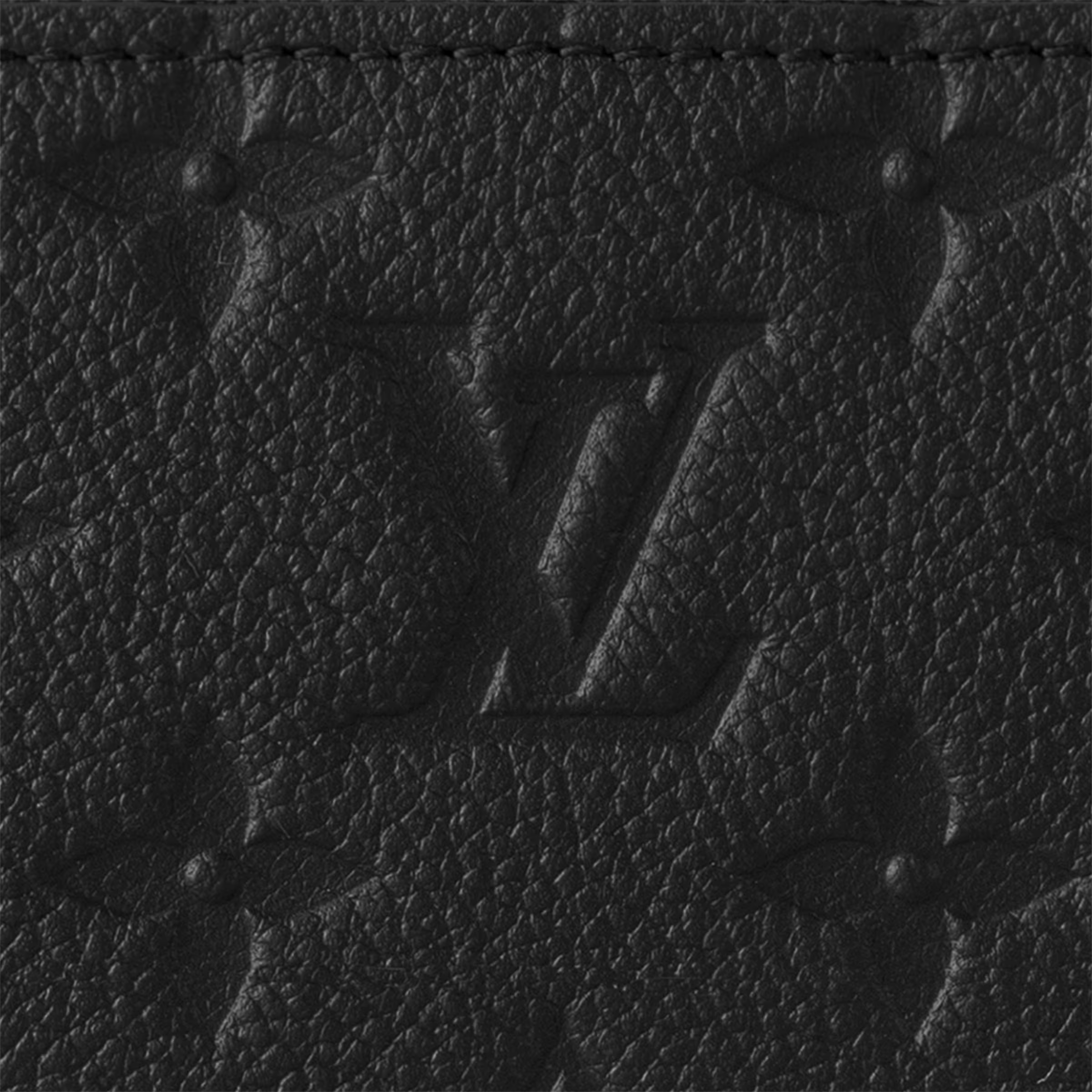 Louis Vuitton Monogram Empreinte Zippy Wallet - Black