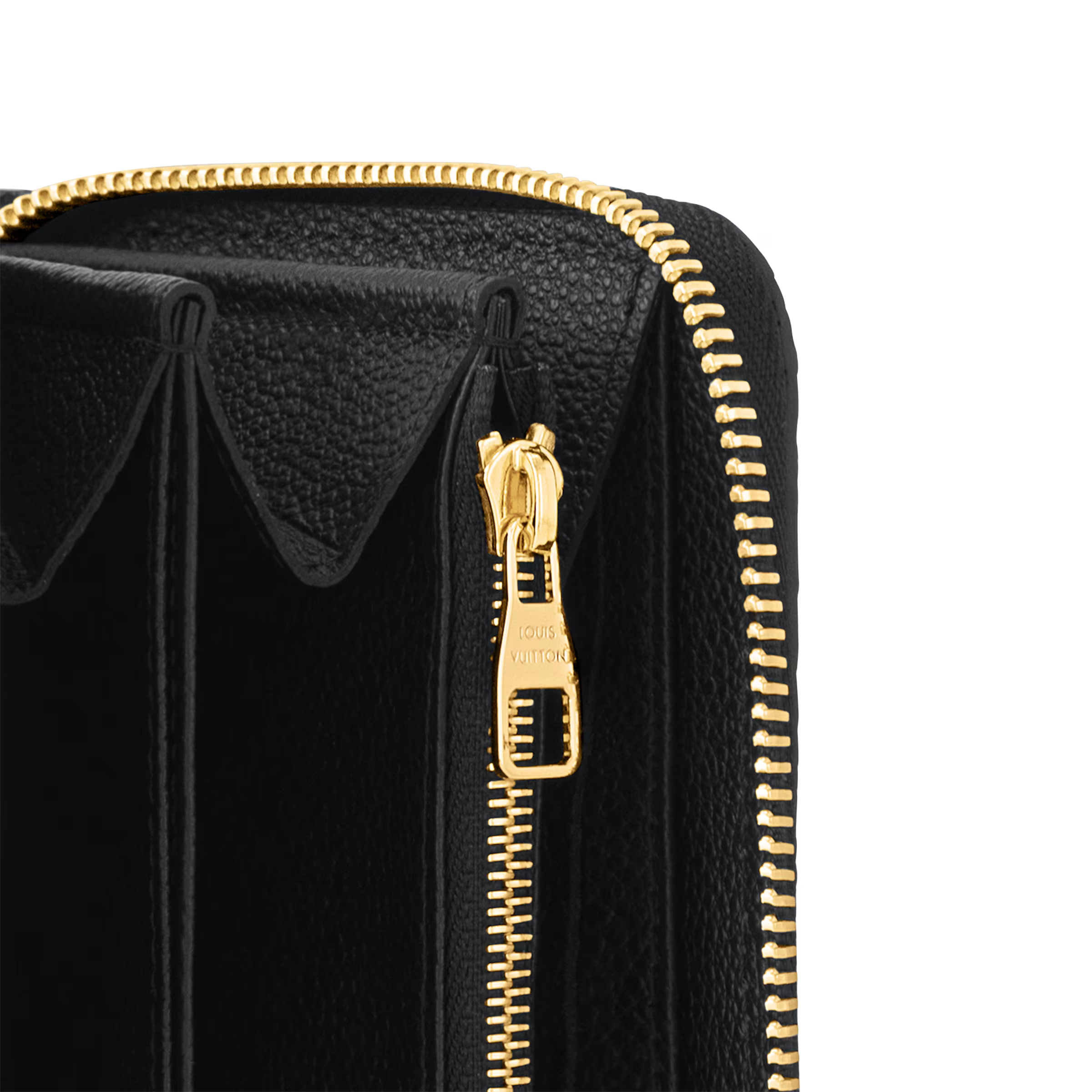 Louis Vuitton  Monogram Empreinte Zippy Wallet - Black