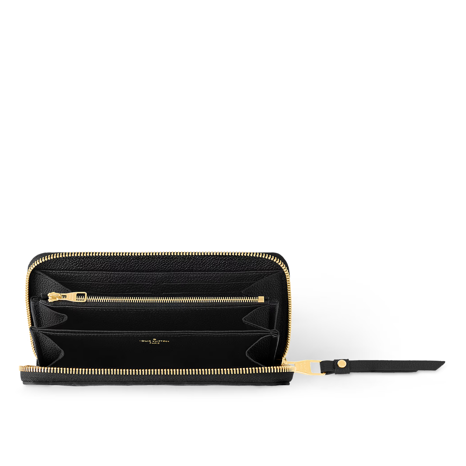 Louis Vuitton Monogram Empreinte Zippy Wallet - Black