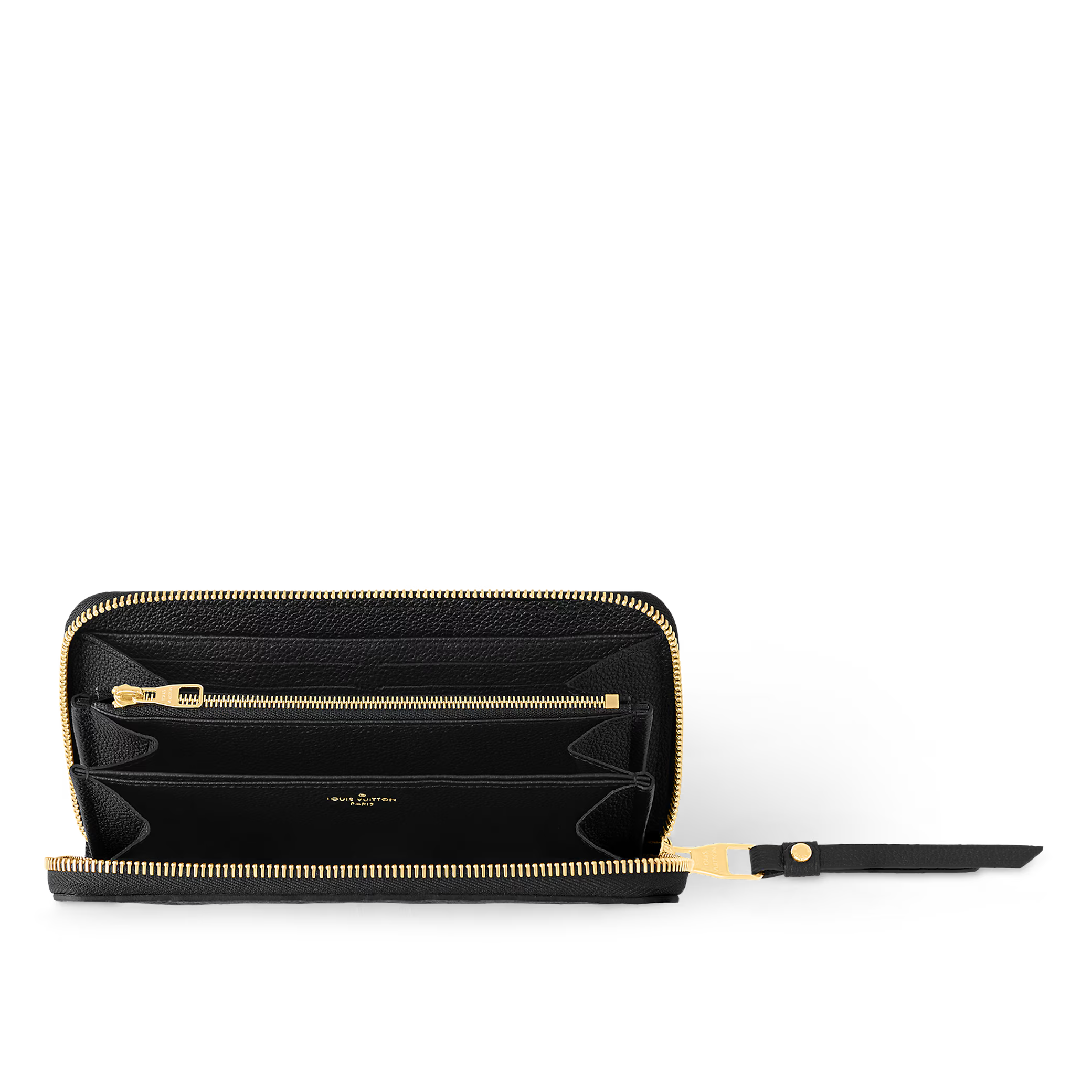 Louis Vuitton Monogram Empreinte Zippy Wallet - Black