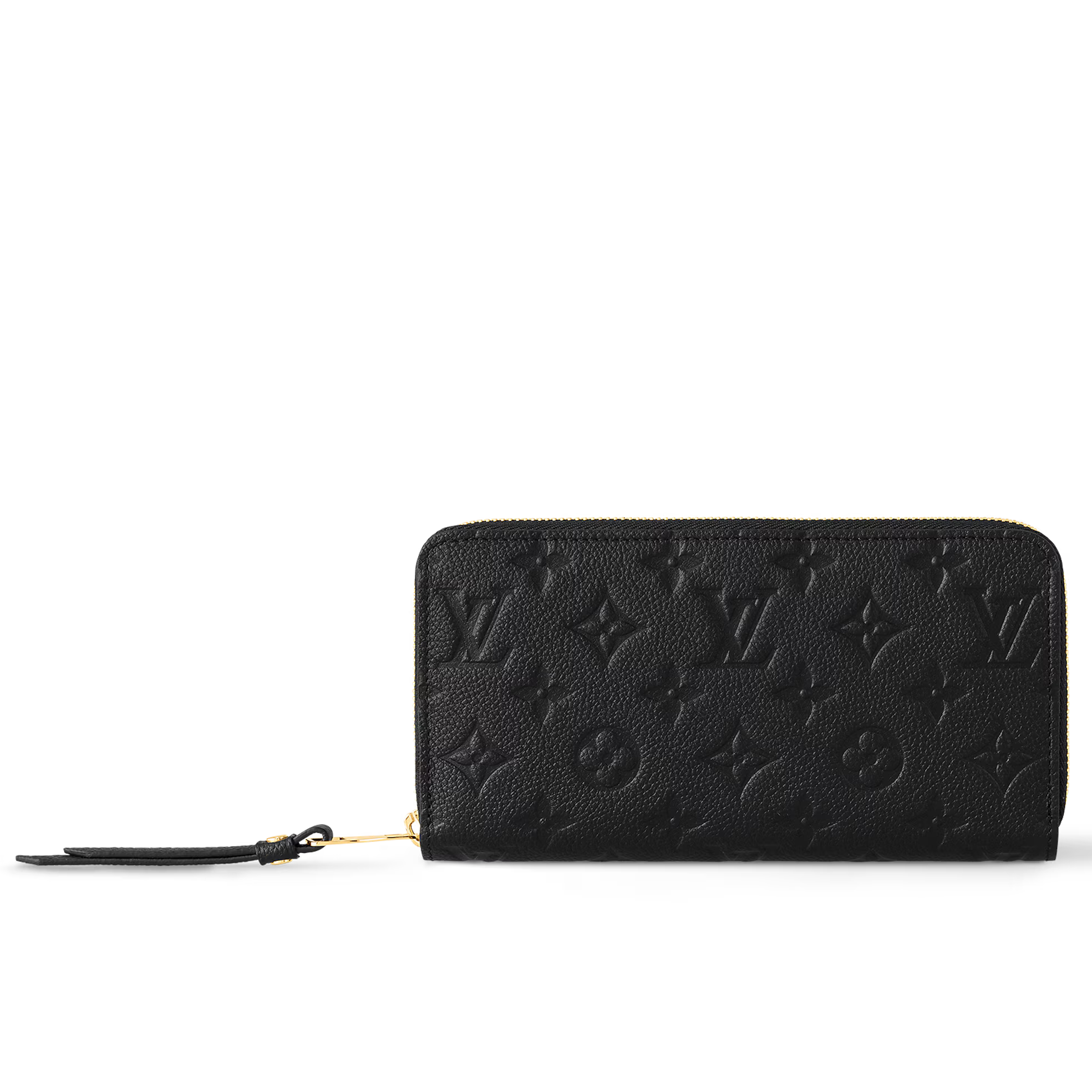 Louis Vuitton  Monogram Empreinte Zippy Wallet - Black