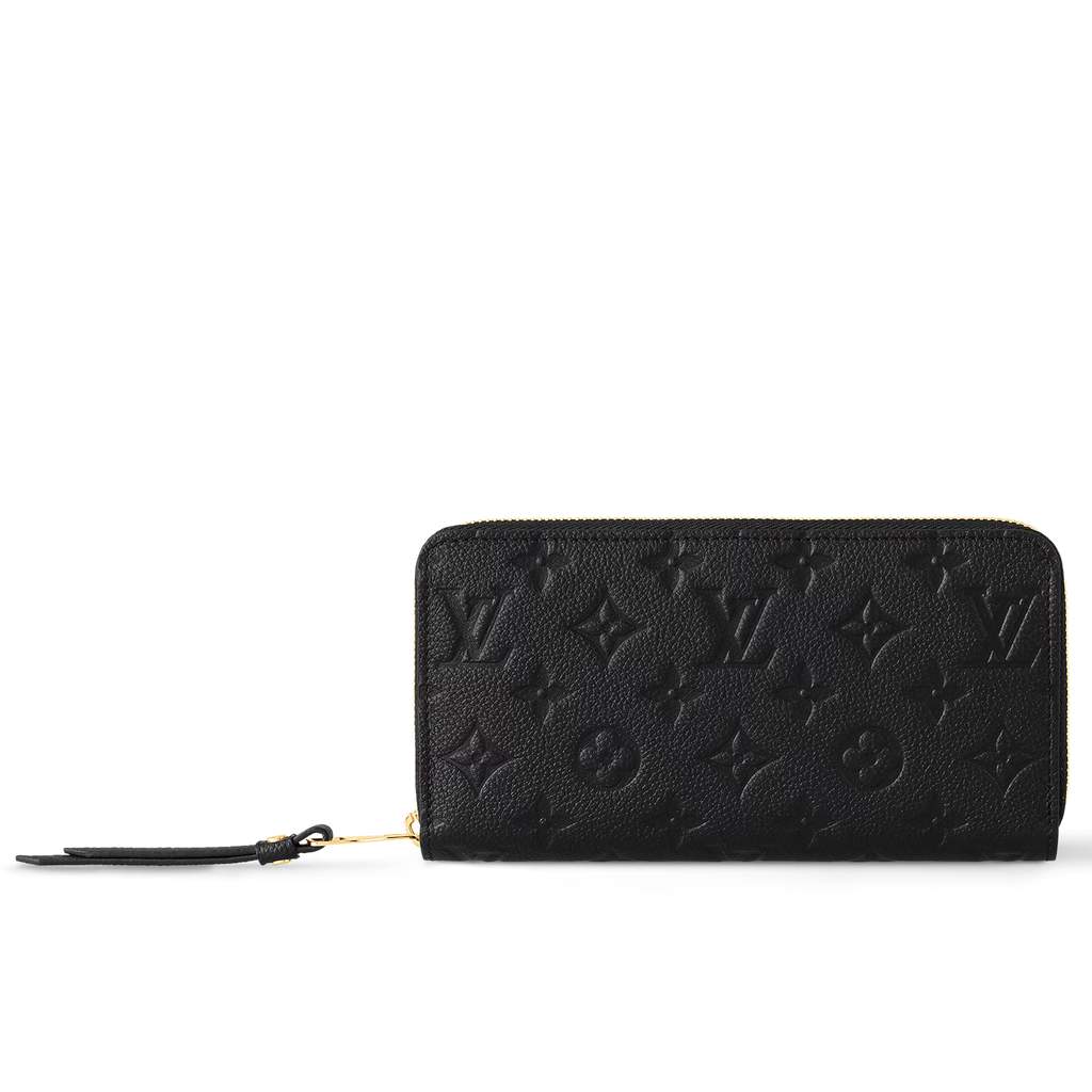 Louis Vuitton Monogram Empreinte Zippy Wallet - Black