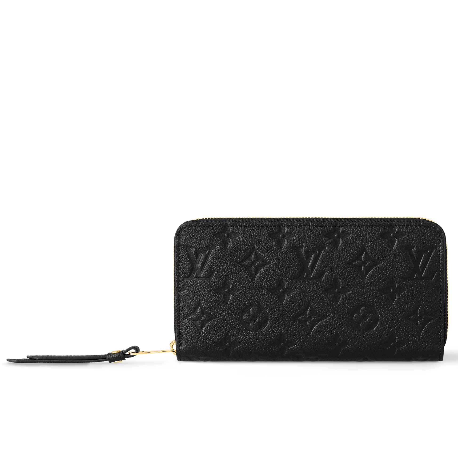 Louis Vuitton Monogram Empreinte Zippy Wallet - Black