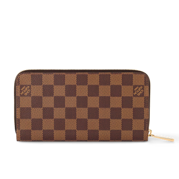 Louis Vuitton Damier Ebene Zippy Wallet - Brown