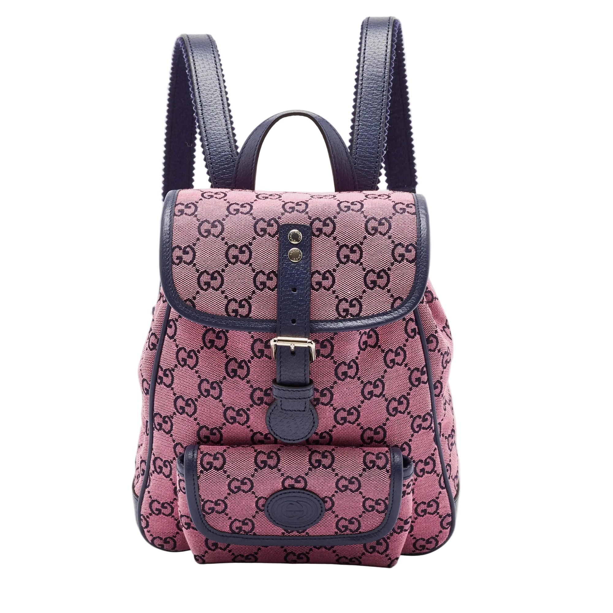 Gucci GG Canvas Backpack – Pink