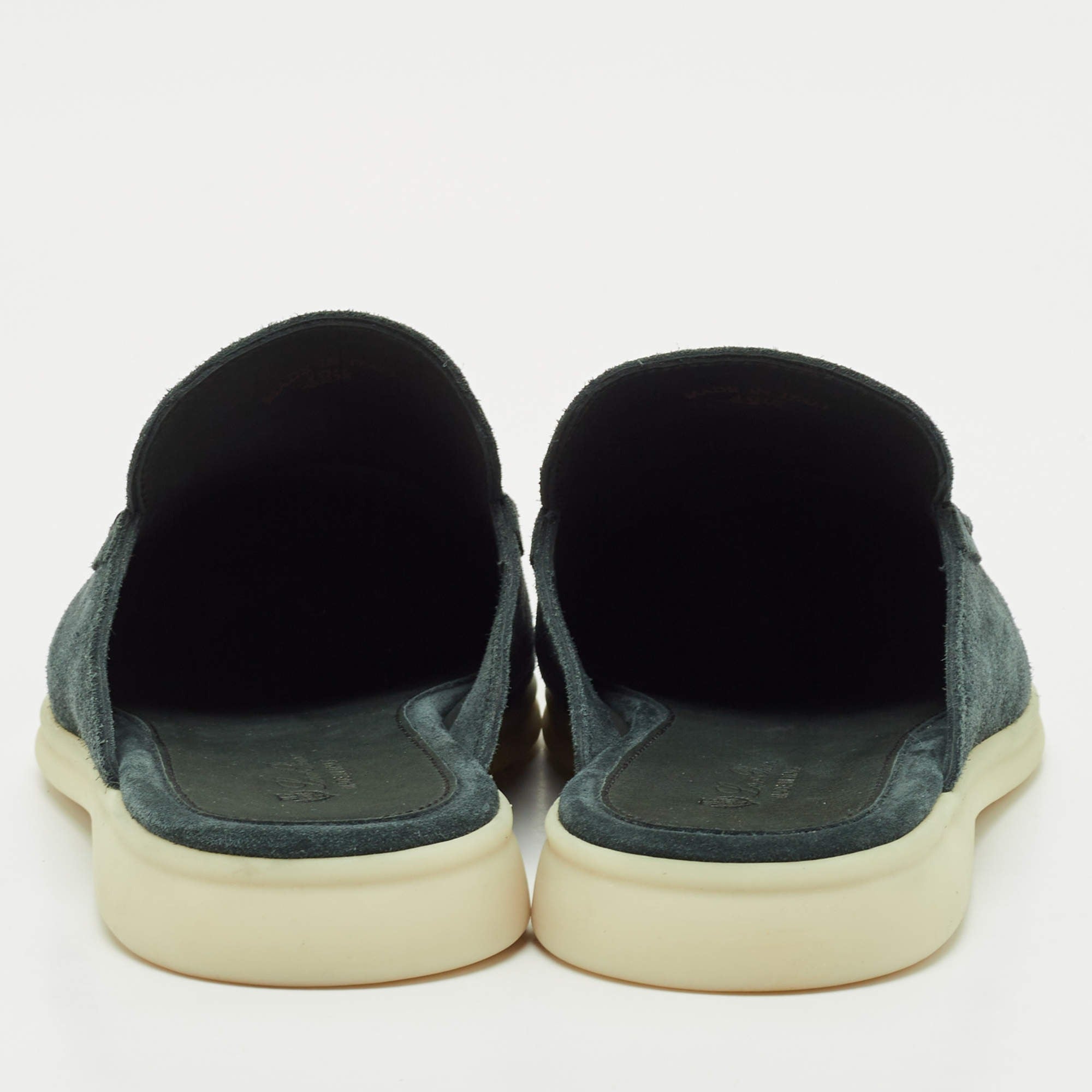 Loro Piana Babouche Walk The Spirit of Elegance® Loafer – Dark Green