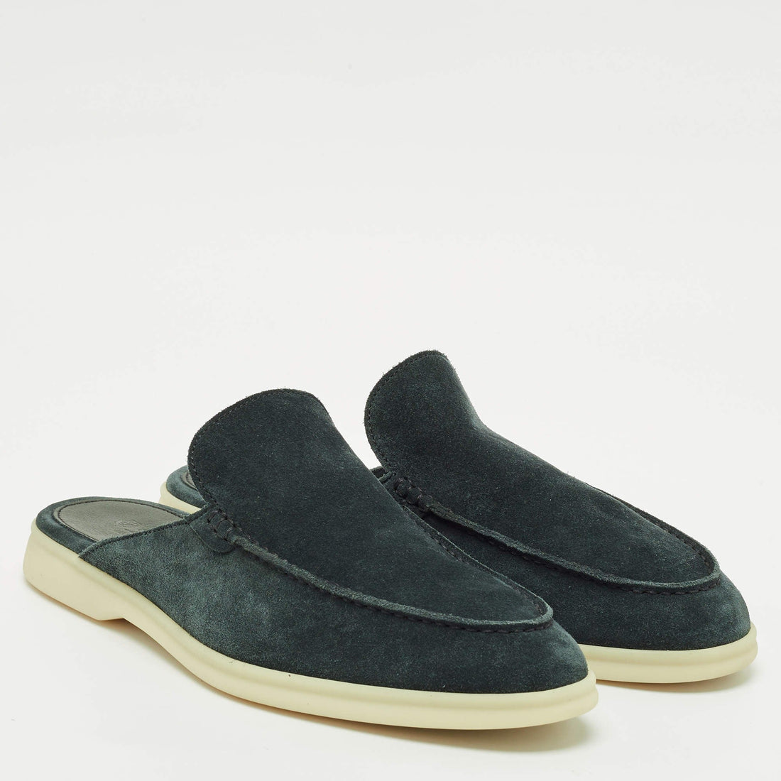 Loro Piana Babouche Walk The Spirit of Elegance® Loafer – Dark Green