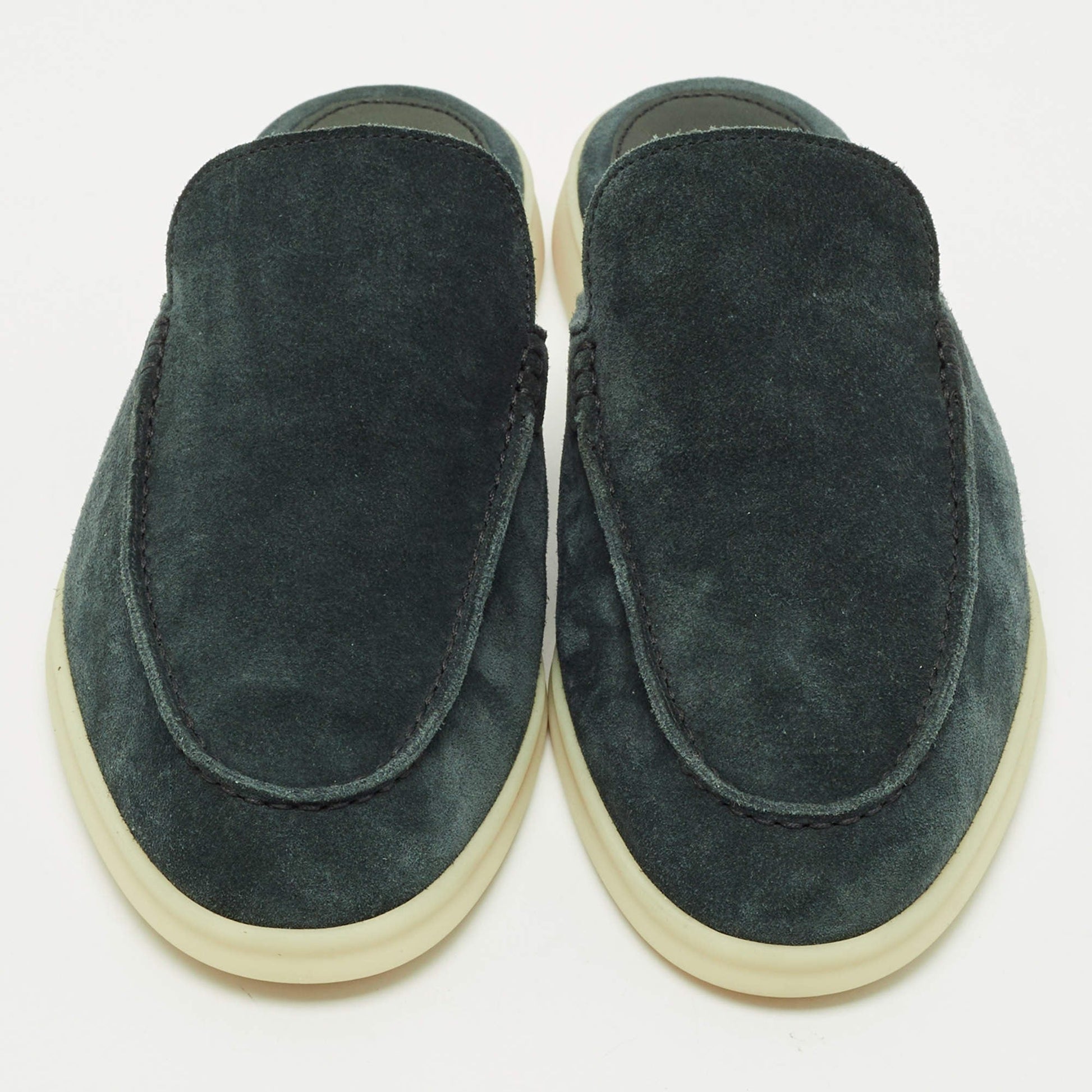 Loro Piana Babouche Walk The Spirit of Elegance® Loafer – Dark Green