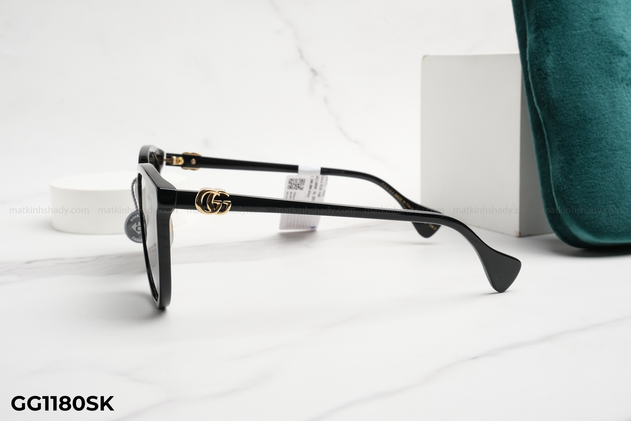 Gucci GG1180SK Cateye Black Sunglasses