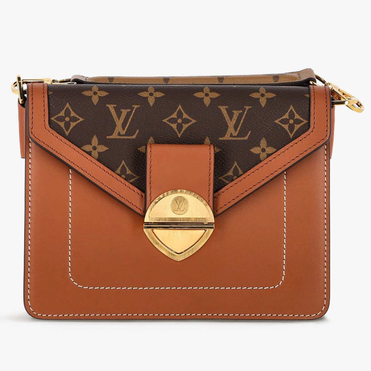 Louis Vuitton Biface Monogram Shoulder Bag - Brown