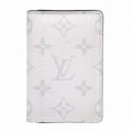 Louis Vuitton Monogram Taiga Pocket Organizer - White
